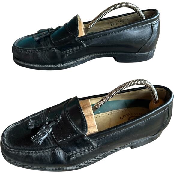 VTG Dexter Comfort Tassel Loafers Dress Shoes Mens SZ 12 Leather Classic Slip On - Picture 2 of 10
